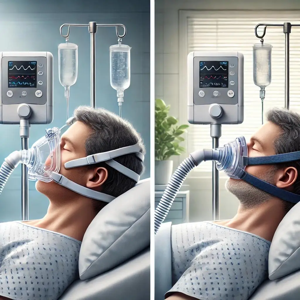 bipap and cpap mask
